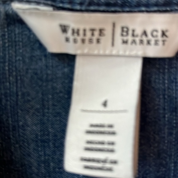 WHBM Denim Dress  - Size 4 - Picture 4 of 11